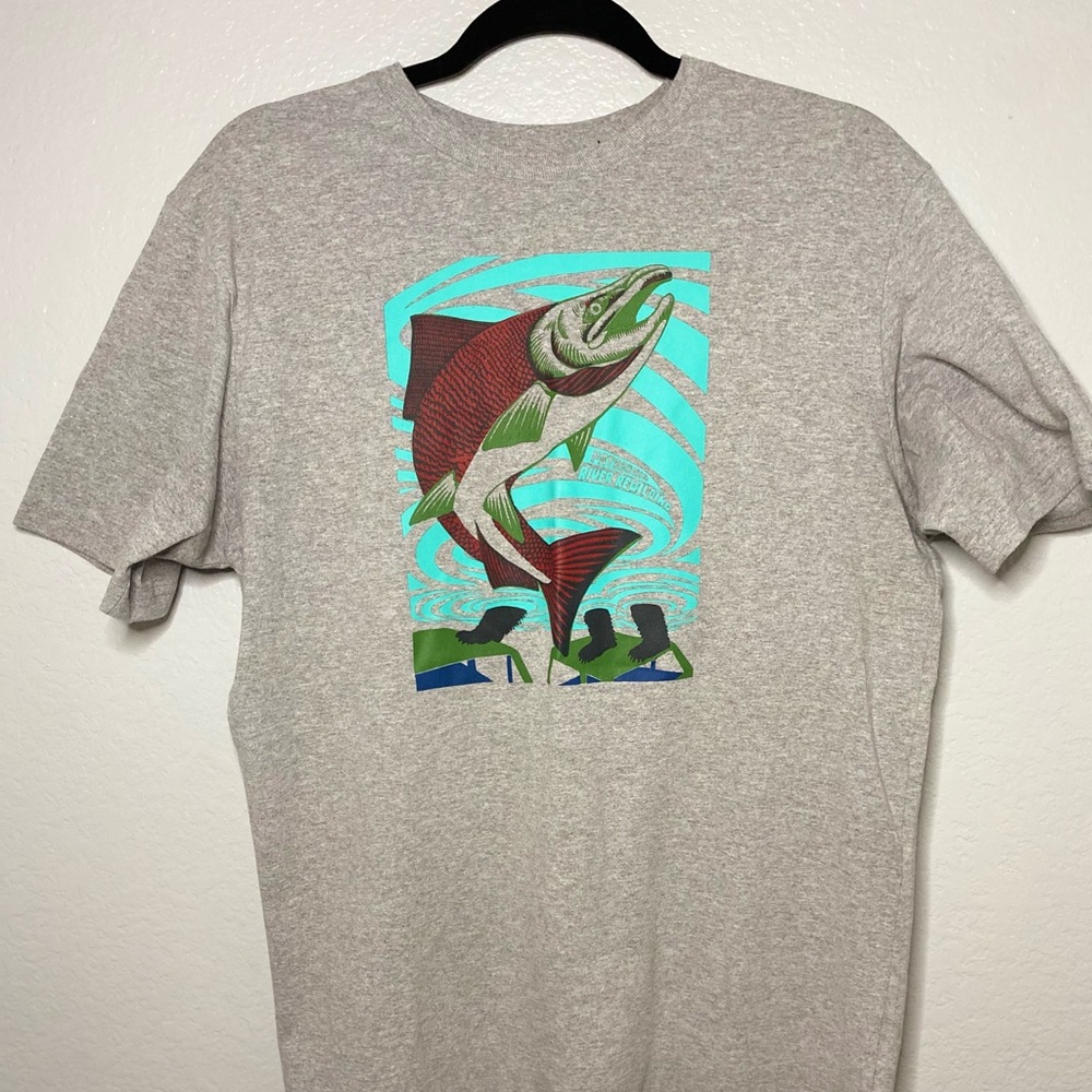 Patagonia Fish T-shirt Men’s Regular Fit Size Med